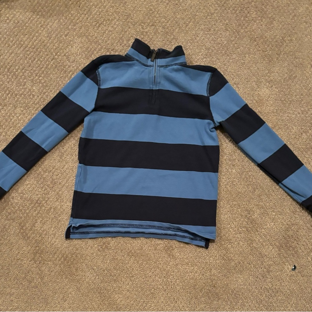 Crewcuts blue striped boys sweater
